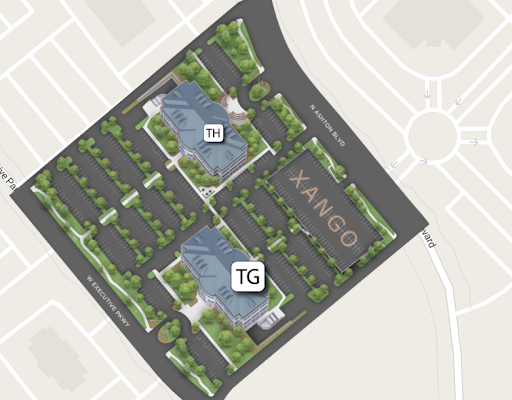 illustration of summit parking map